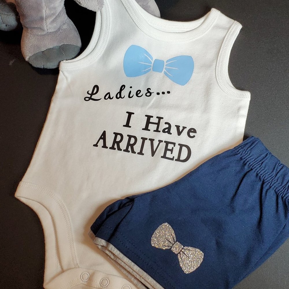 Boys Novelty Onesie Short/Tank Set